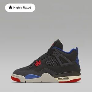 Air Jordan 4 Retro "Rare Air" Shoes Size Mens 6.5 /8 WMNS Black IB4171-003